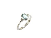 Anello Soranzo Gioielli Donna Pietre Preziose in Oro bianco Acquamarina 0.80 Ct LT10388006 - LT10388006